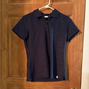 Lady Hagen Dark Blue Button Down Shirt